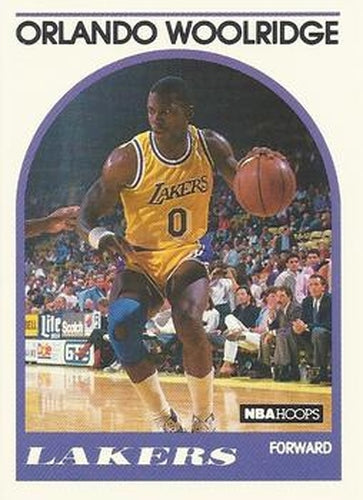 #279 Orlando Woolridge - Los Angeles Lakers - 1989-90 Hoops Basketball