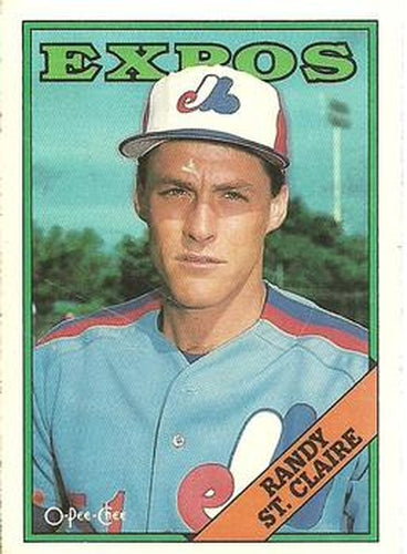 #279 Randy St. Claire - Montreal Expos - 1988 O-Pee-Chee Baseball