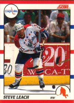 #279 Steve Leach - Washington Capitals - 1990-91 Score Canadian Hockey
