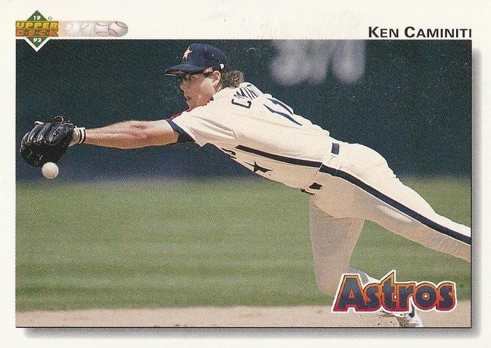 #279 Ken Caminiti - Houston Astros - 1992 Upper Deck Baseball