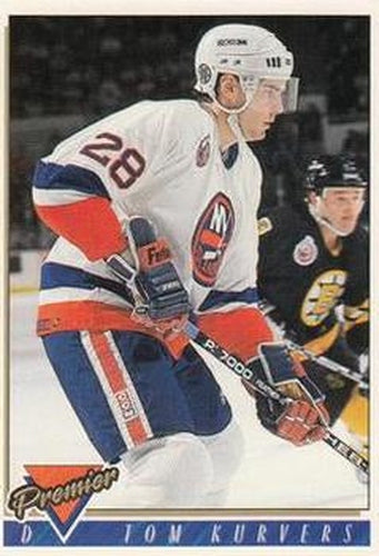 #279 Tom Kurvers - New York Islanders - 1993-94 Topps Premier Hockey