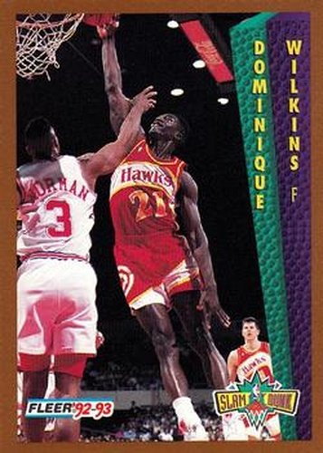 #279 Dominique Wilkins - Atlanta Hawks - 1992-93 Fleer Basketball