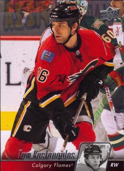 #279 Tom Kostopoulos - Calgary Flames - 2010-11 Upper Deck Hockey