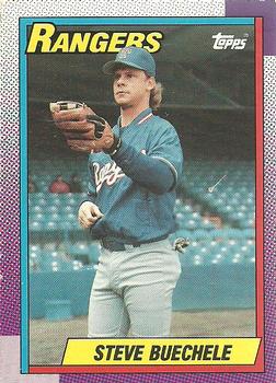 #279 Steve Buechele - Texas Rangers - 1990 O-Pee-Chee Baseball