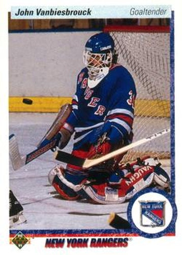 #279 John Vanbiesbrouck - New York Rangers - 1990-91 Upper Deck Hockey
