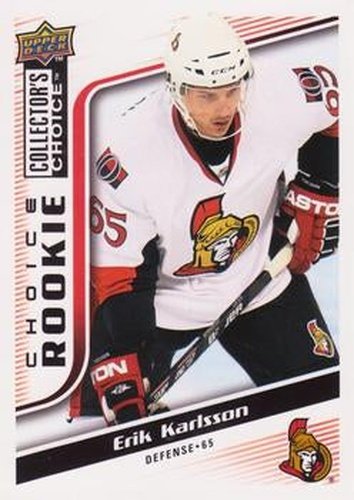 #279 Erik Karlsson - Ottawa Senators - 2009-10 Collector's Choice Hockey