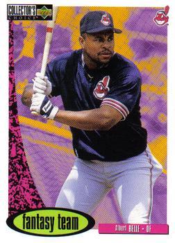 #279 Albert Belle - Cleveland Indians - 1996 Collector's Choice Baseball