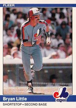 #279 Bryan Little - Montreal Expos - 1984 Fleer Baseball