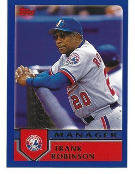 #279 Frank Robinson - Montreal Expos - 2003 Topps Baseball