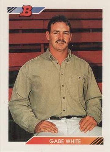 #279 Gabe White - Montreal Expos - 1992 Bowman Baseball
