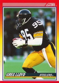 #279 Greg Lloyd - Pittsburgh Steelers - 1990 Score Football
