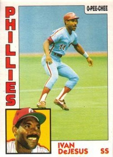 #279 Ivan DeJesus - Philadelphia Phillies - 1984 O-Pee-Chee Baseball