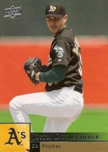 #279 Justin Duchscherer - Oakland Athletics - 2009 Upper Deck Baseball