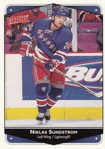 #279 Niklas Sundstrom - Tampa Bay Lightning - 1999-00 Upper Deck Victory Hockey