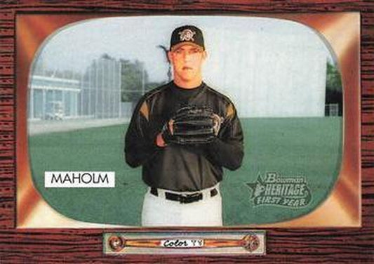 #279 Paul Maholm - Pittsburgh Pirates - 2004 Bowman Heritage Baseball