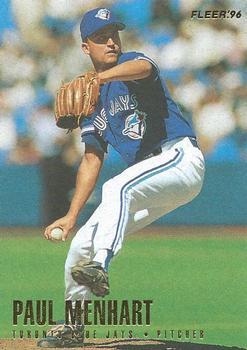 #279 Paul Menhart - Toronto Blue Jays - 1996 Fleer Baseball