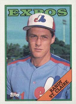 #279 Randy St.aire - Montreal Expos - 1988 Topps Baseball