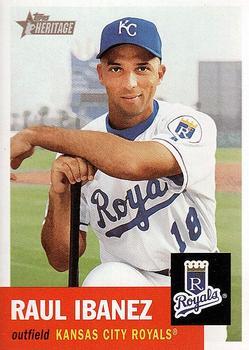 #279 Raul Ibanez - Kansas City Royals - 2002 Topps Heritage Baseball