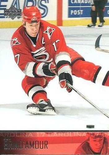 #279 Rod Brind'Amour - Carolina Hurricanes - 2003-04 Upper Deck Hockey