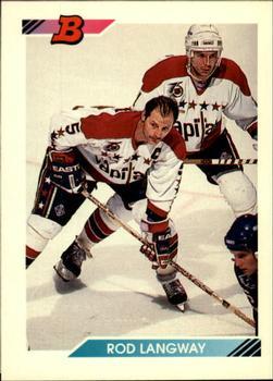 #279 Rod Langway - Washington Capitals - 1992-93 Bowman Hockey