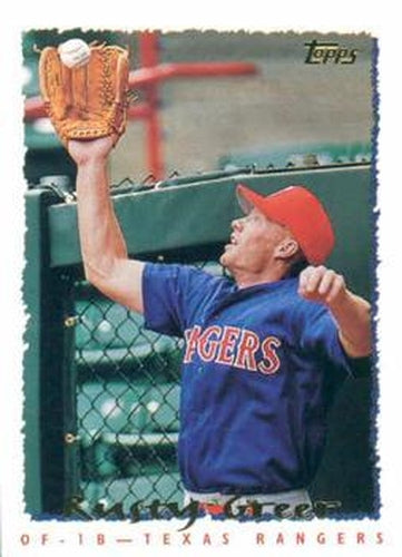 #279 Rusty Greer - Texas Rangers - 1995 Topps Baseball