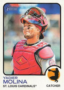 #279 Yadier Molina - St. Louis Cardinals - 2022 Topps Heritage Baseball