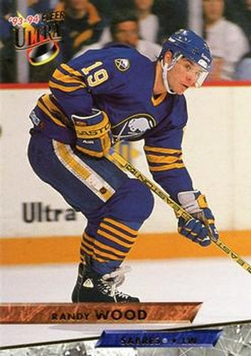 #279 Randy Wood - Buffalo Sabres - 1993-94 Ultra Hockey