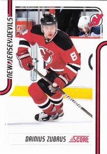 #279 Dainius Zubrus - New Jersey Devils - 2011-12 Score Hockey
