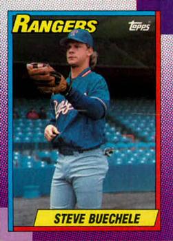 #279 Steve Buechele - Texas Rangers - 1990 Topps Baseball