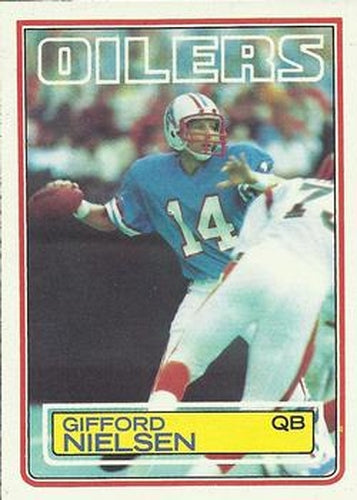 #279 Gifford Nielsen - Houston Oilers - 1983 Topps Football