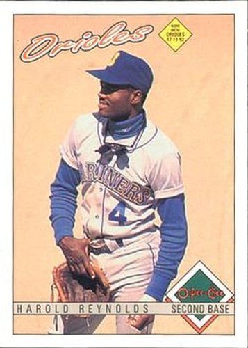 #279 Harold Reynolds - Baltimore Orioles - 1993 O-Pee-Chee Baseball