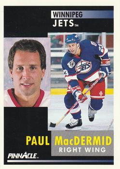 #279 Paul MacDermid - Winnipeg Jets - 1991-92 Pinnacle Hockey