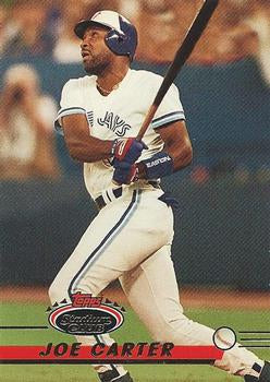 #279 Joe Carter - Toronto Blue Jays - 1993 Stadium Club Baseball