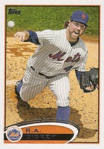 #279 R.A. Dickey - New York Mets - 2012 Topps Baseball