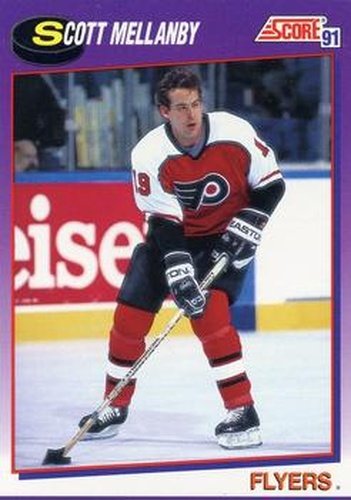 #279 Scott Mellanby - Philadelphia Flyers - 1991-92 Score American Hockey