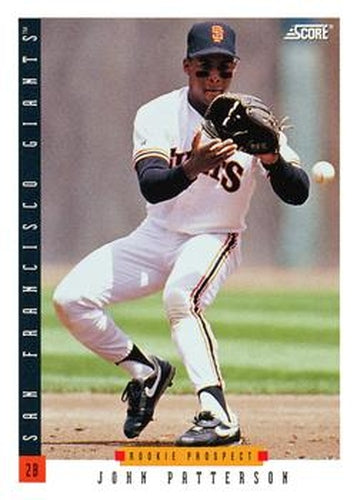 #279 John Patterson - San Francisco Giants - 1993 Score Baseball