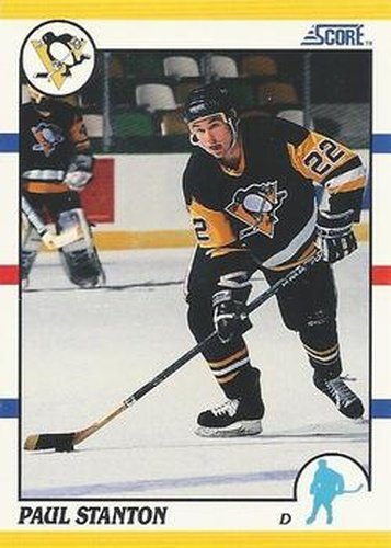 #27T Paul Stanton - Pittsburgh Penguins - 1990-91 Score Rookie and Traded Hockey