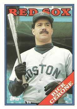#27T Rick Cerone - Boston Red Sox - 1988 Topps Traded Baseball