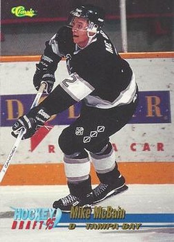 #27 Mike McBain - Tampa Bay Lightning - 1995 Classic Hockey