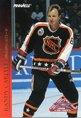 #27 Randy Carlyle - Winnipeg Jets - 1993-94 Score Canadian Hockey - Pinnacle All-Stars Canadian