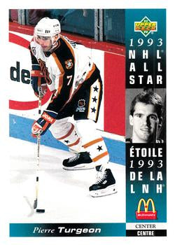 #McD-27 Pierre Turgeon - New York Islanders - 1993-94 Upper Deck McDonald's Hockey