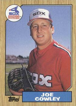 #27 Joe Cowley - Chicago White Sox - 1987 Topps Baseball