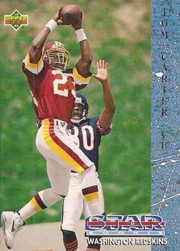 #27 Tom Carter - Washington Redskins - 1993 Upper Deck Football