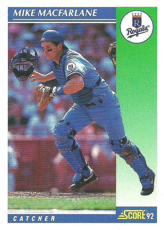 #27 Mike Macfarlane - Kansas City Royals - 1992 Score Baseball