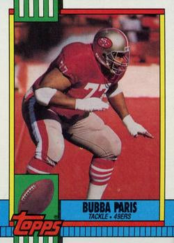 #27 Bubba Paris - San Francisco 49ers - 1990 Topps Football