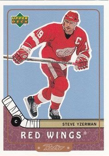 #27 Steve Yzerman - Detroit Red Wings - 1999-00 Upper Deck Retro Hockey