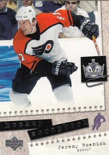 #HS27 Jeremy Roenick - Los Angeles Kings - 2005-06 Upper Deck - Hockey Scrapbook