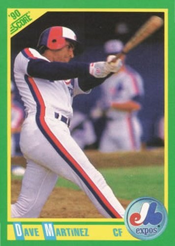 #27 Dave Martinez - Montreal Expos - 1990 Score Baseball