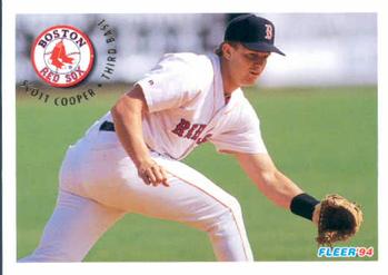 #27 Scott Cooper - Boston Red Sox - 1994 Fleer Baseball