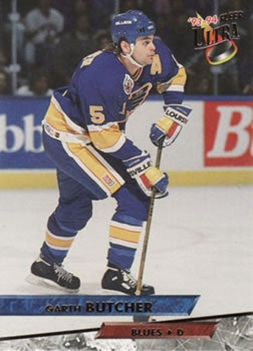 #27 Garth Butcher - St. Louis Blues - 1993-94 Ultra Hockey